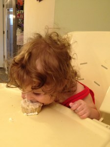 My plan for this party: Place cupcake in front of child.